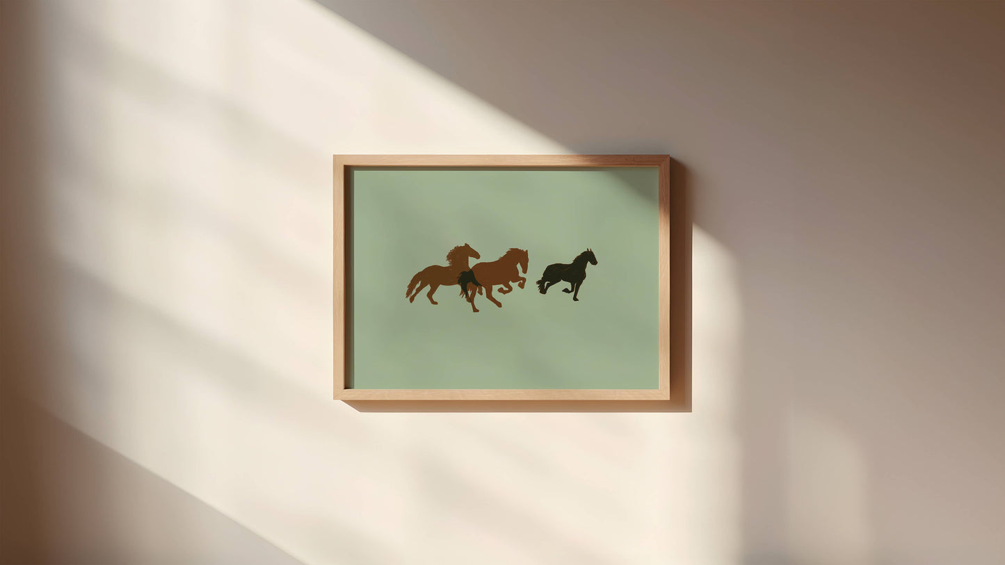 Wild Horses print