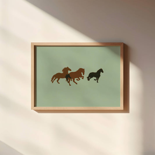 Wild Horses print