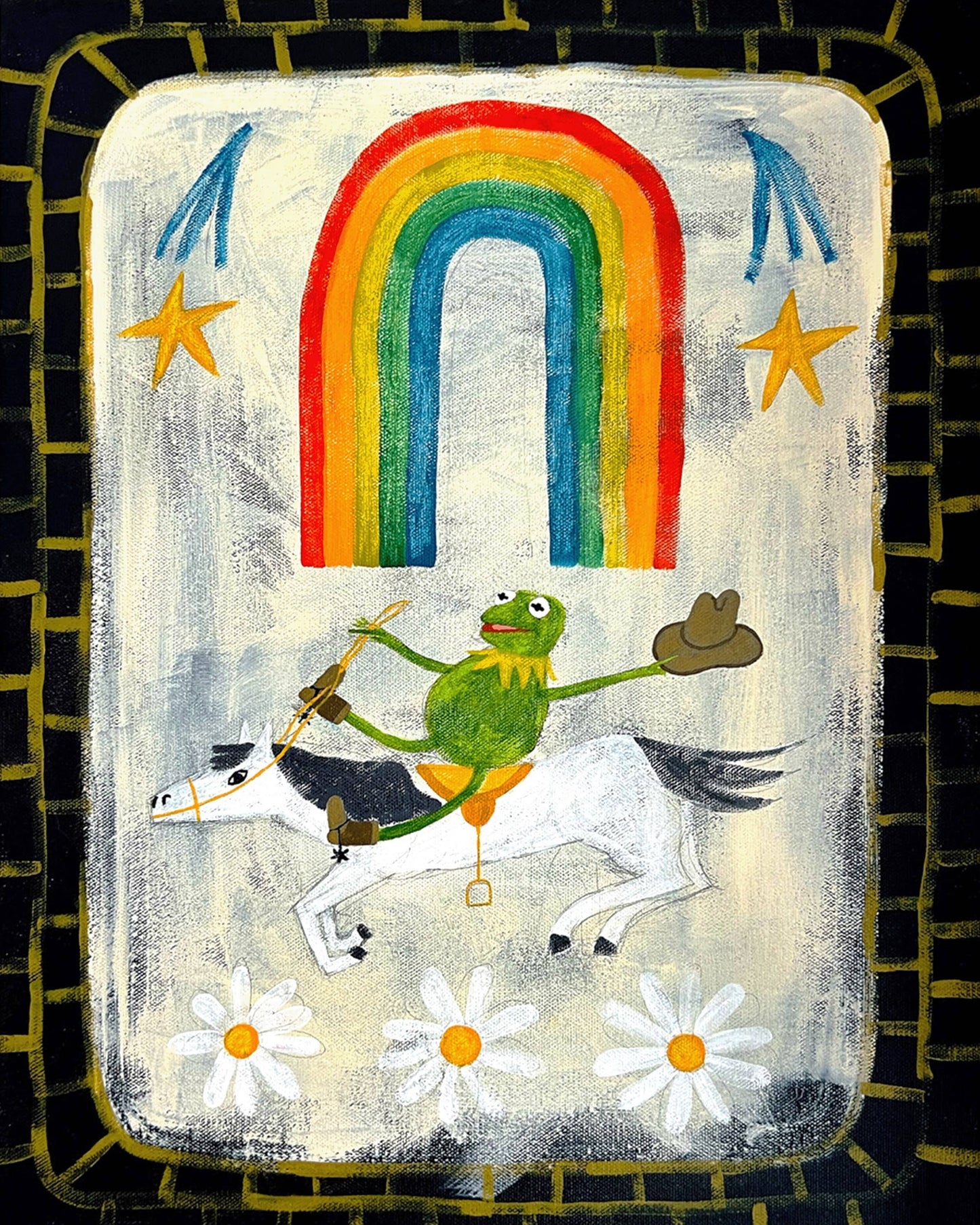 Kermit Rides at Dawn Print