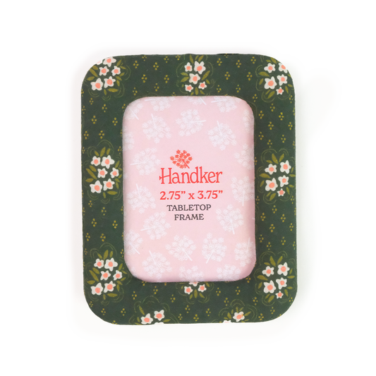 Green Pearl Fabric Desktop Picture Frame