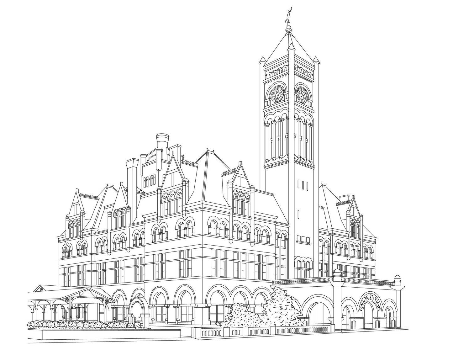 Color Nashville Coloring Book