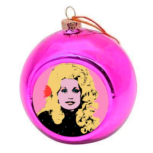 Pink Pop Art Dolly Ornament