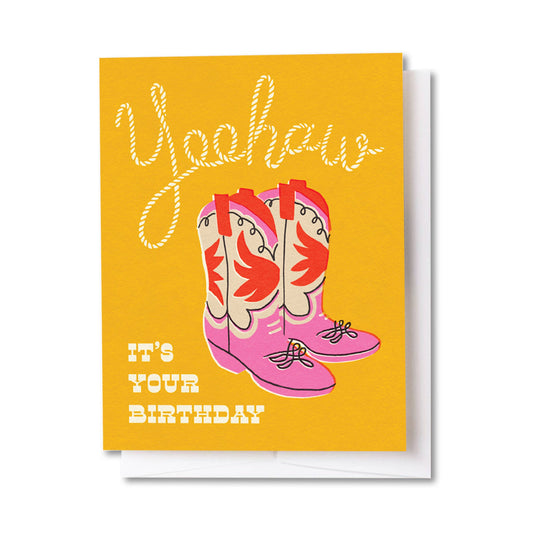 Yeehaw Birthday card
