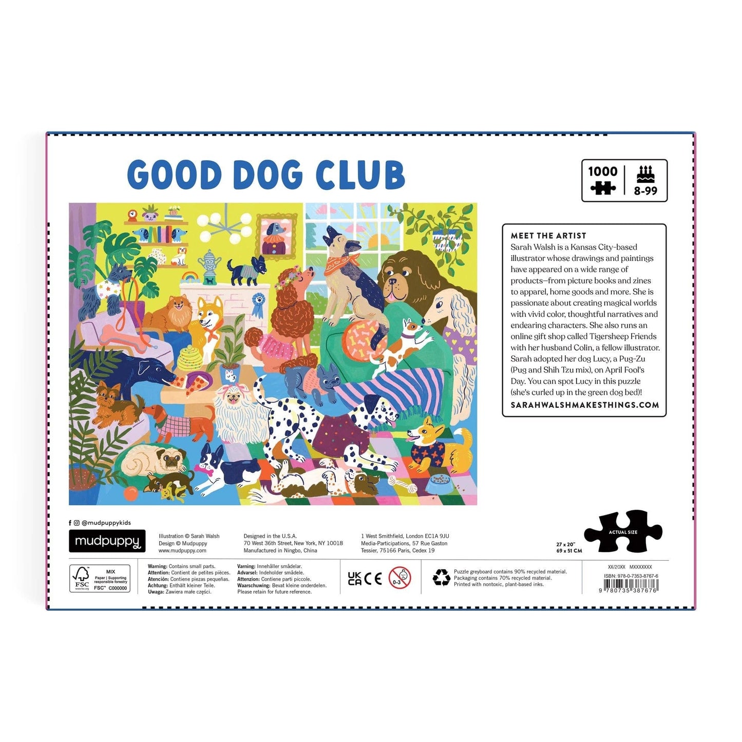 Good Dog Club Puzzle