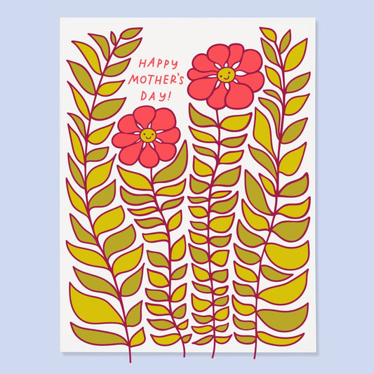 Tall Flowers for Mom card - Mother's Day card