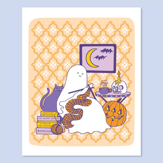 Cozy Ghost print