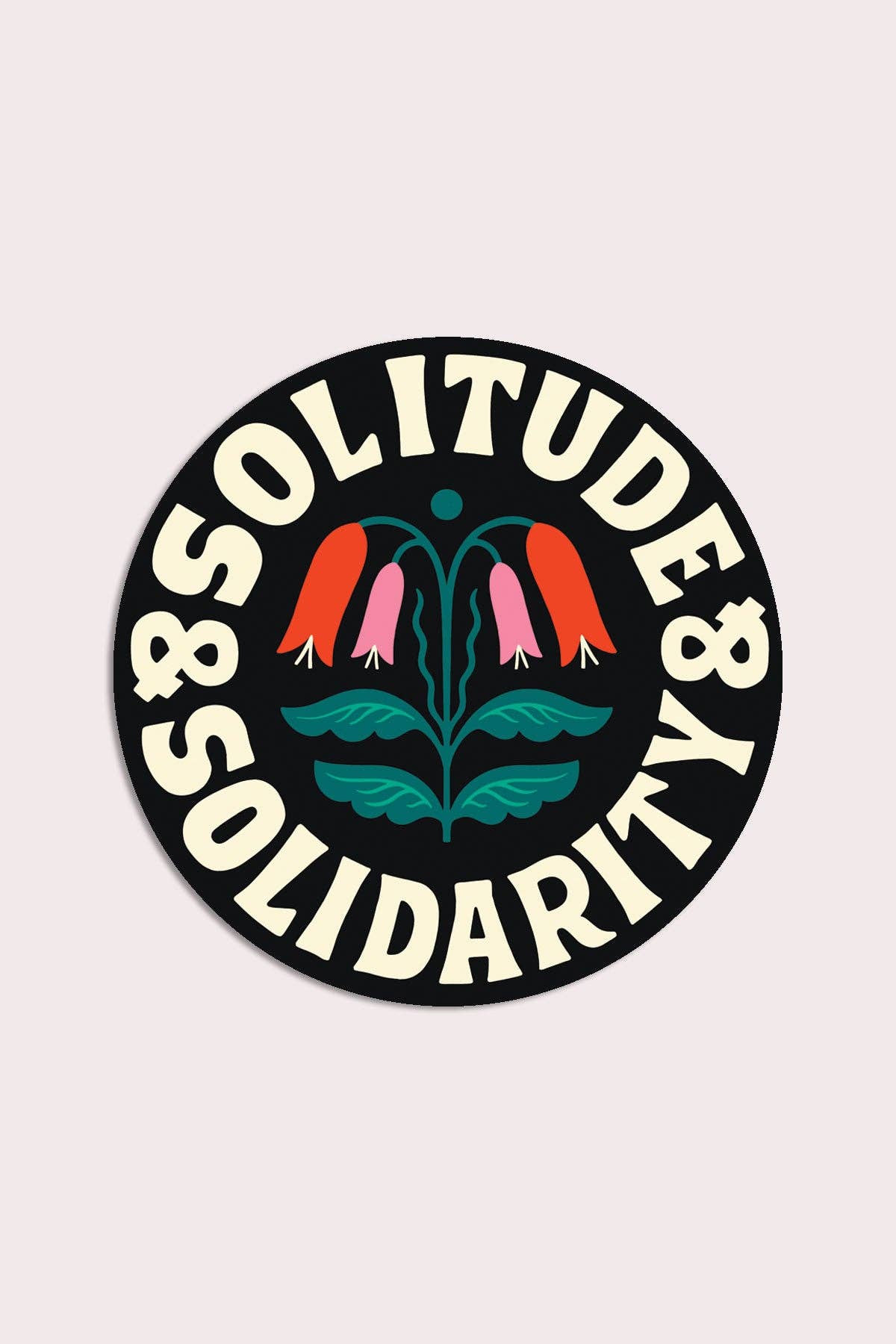 Solitude & Solidarity Sticker