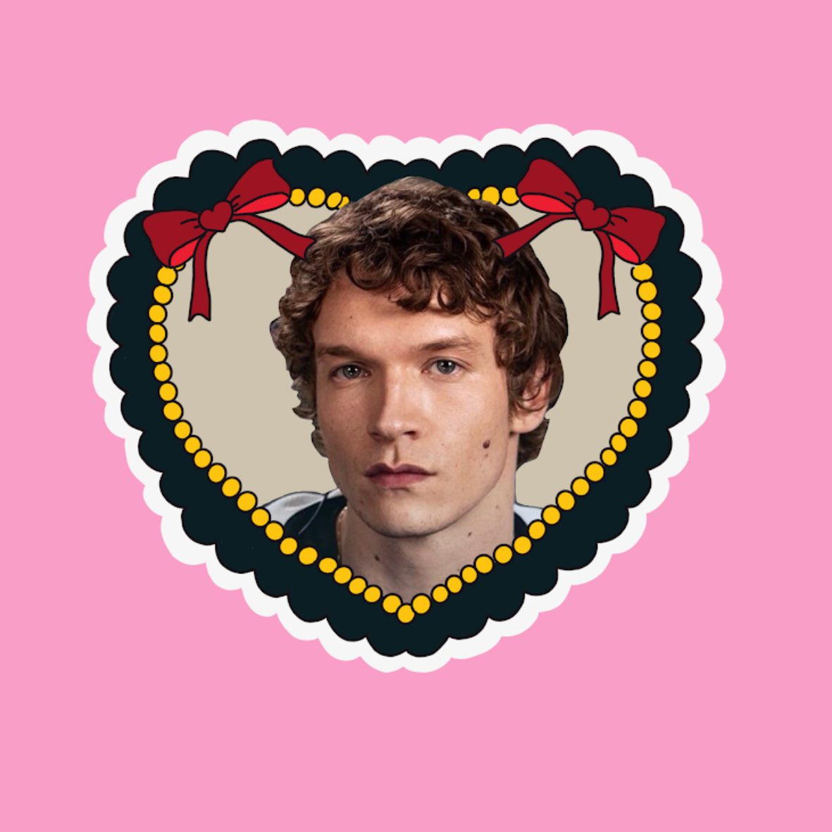 Heated Rivalry Ilya Heart sticker