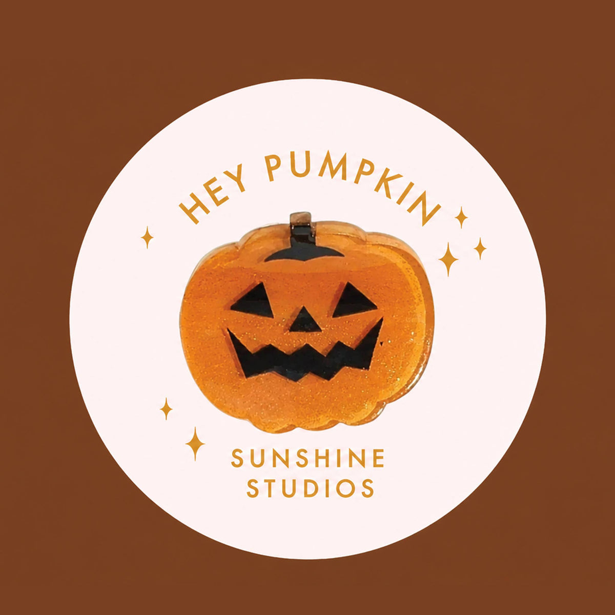 Mini Pumpkin Hair Clip