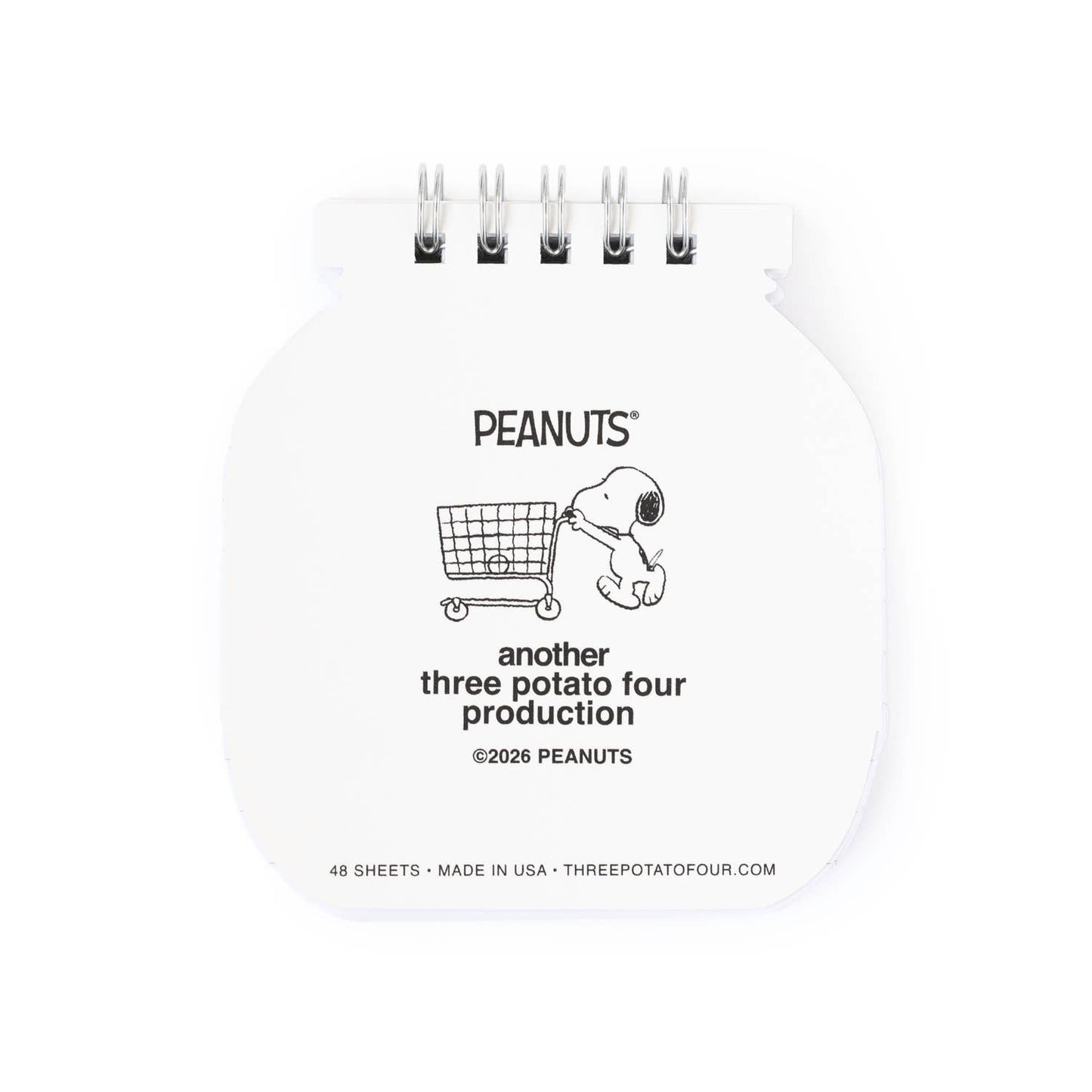 Snoopy Pickle Jar Mini Notebook