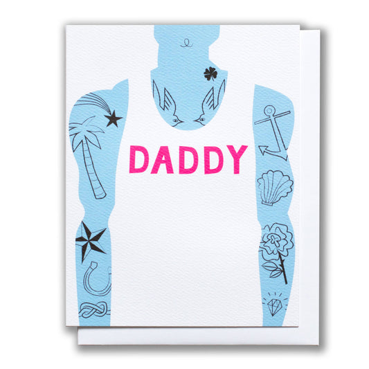 Daddy Tank Tattoos Card