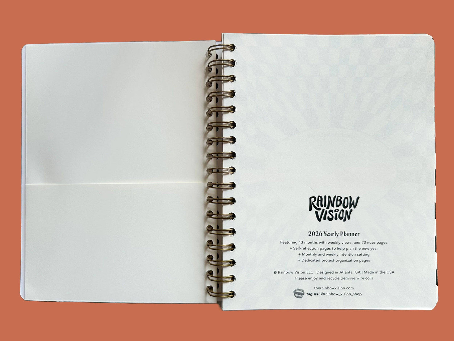 Flower Power Undated Planner