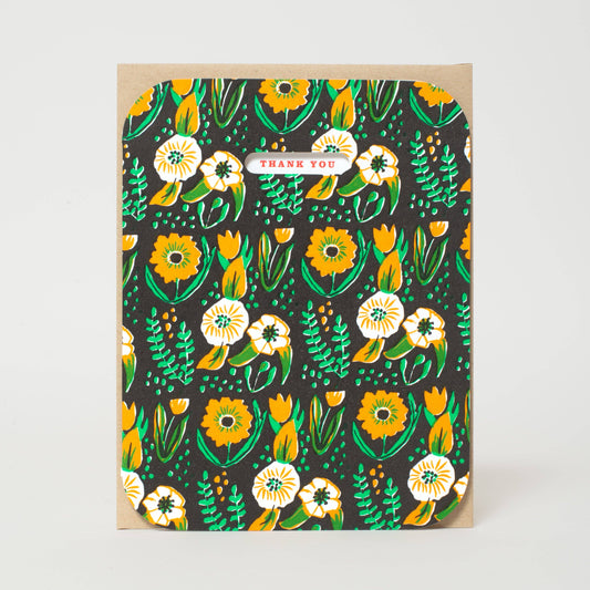 Floral Thank You Card