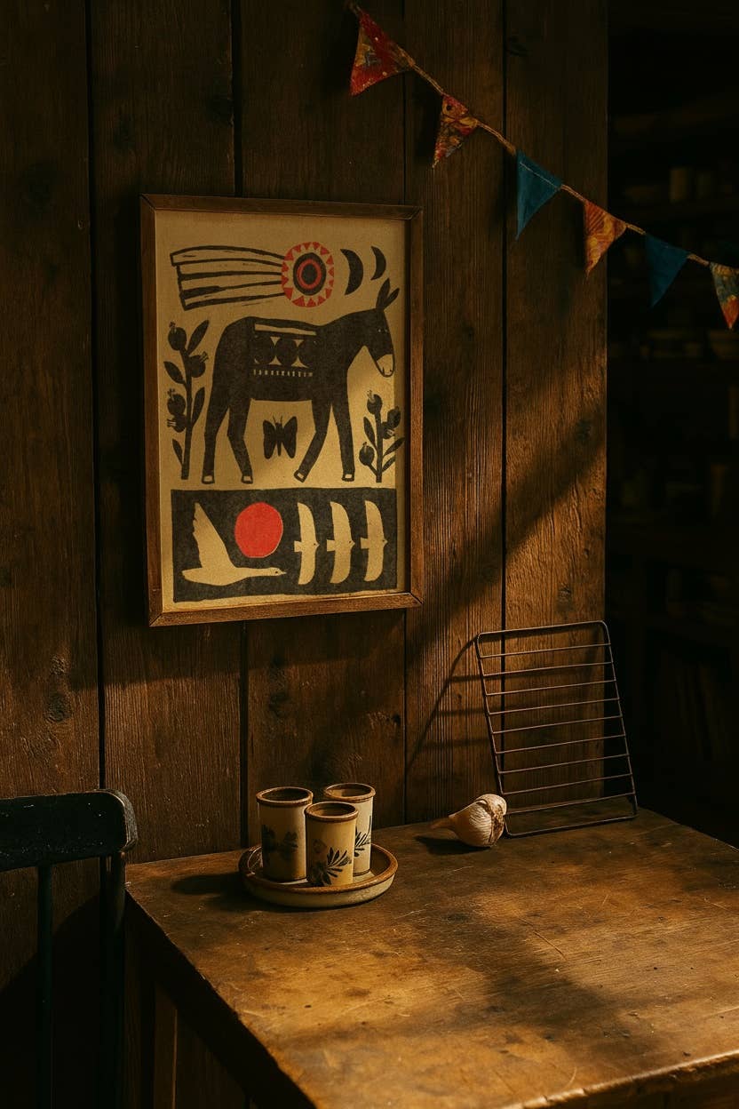Donkey print