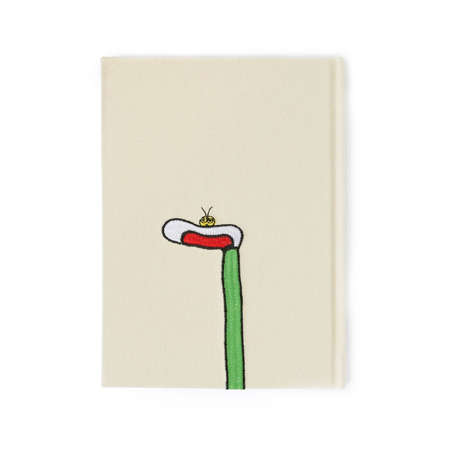 Lowly Worm Embroidered Journal