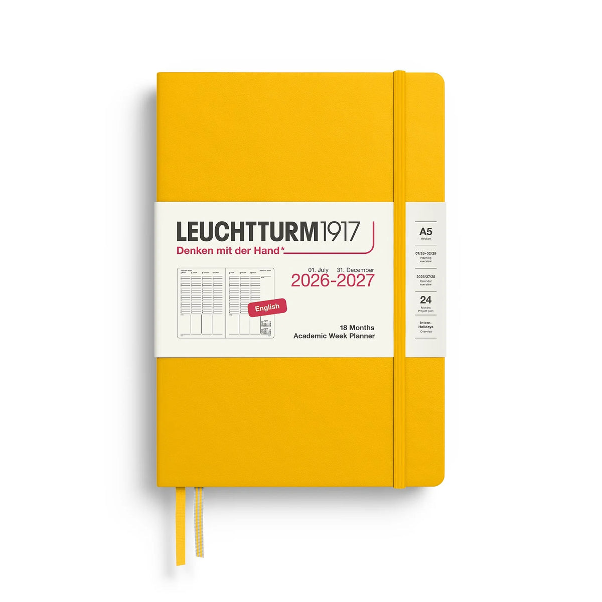 2027 Leuchtturm Hardcover Academic Planner