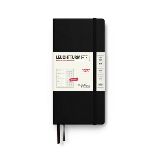 2027 Leuchtturm Wallet Hardcover Weekly Planner & Notebook