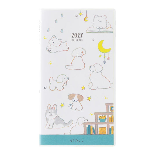 2027 Midori Dog Pocket Diary