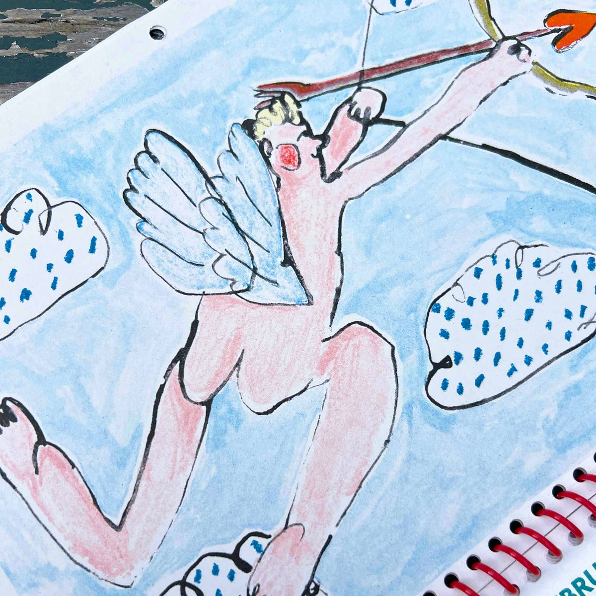 2027 Risograph Illustrated Wall Calendar