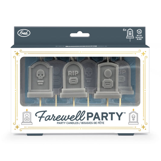 Farewell Party Tombstone Candles Set