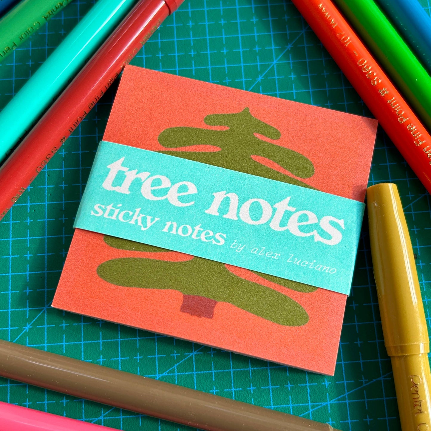 Great Pine Tree Sticky Notepad