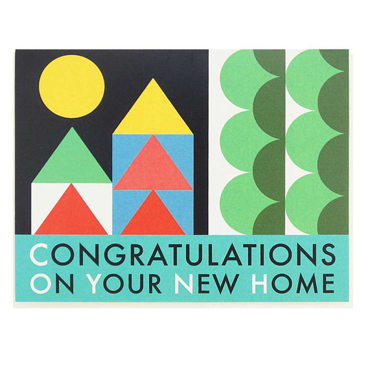 Geometric New Home card
