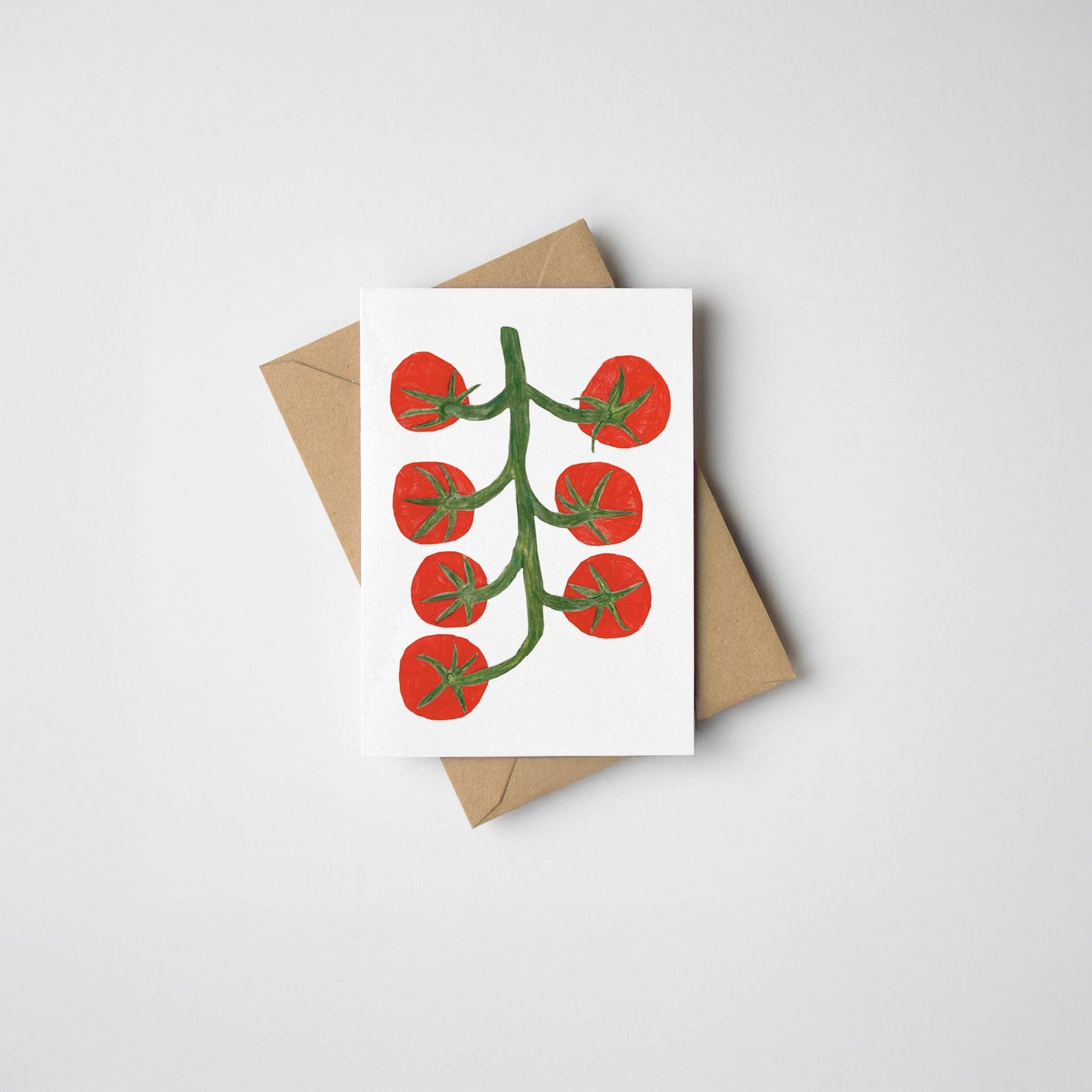 Vine Tomatoes Mini Greeting Card