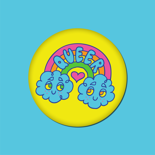 Queer Rainbow Button