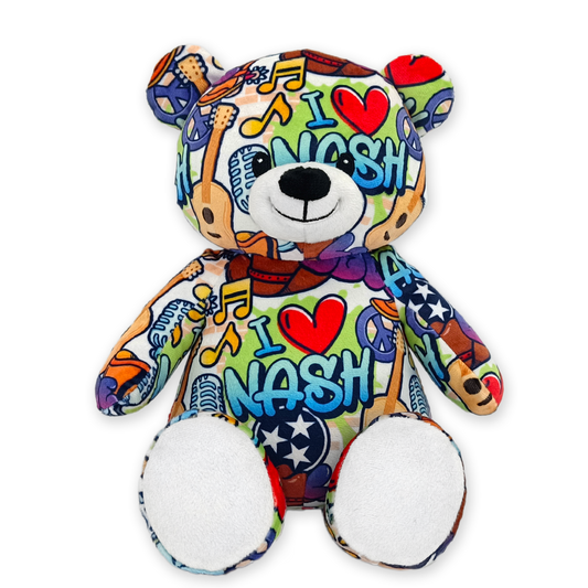 Nashville Graffiti Teddy Bear