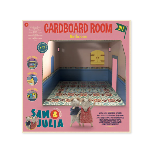 Sam and Julia DIY Cardboard Bathroom