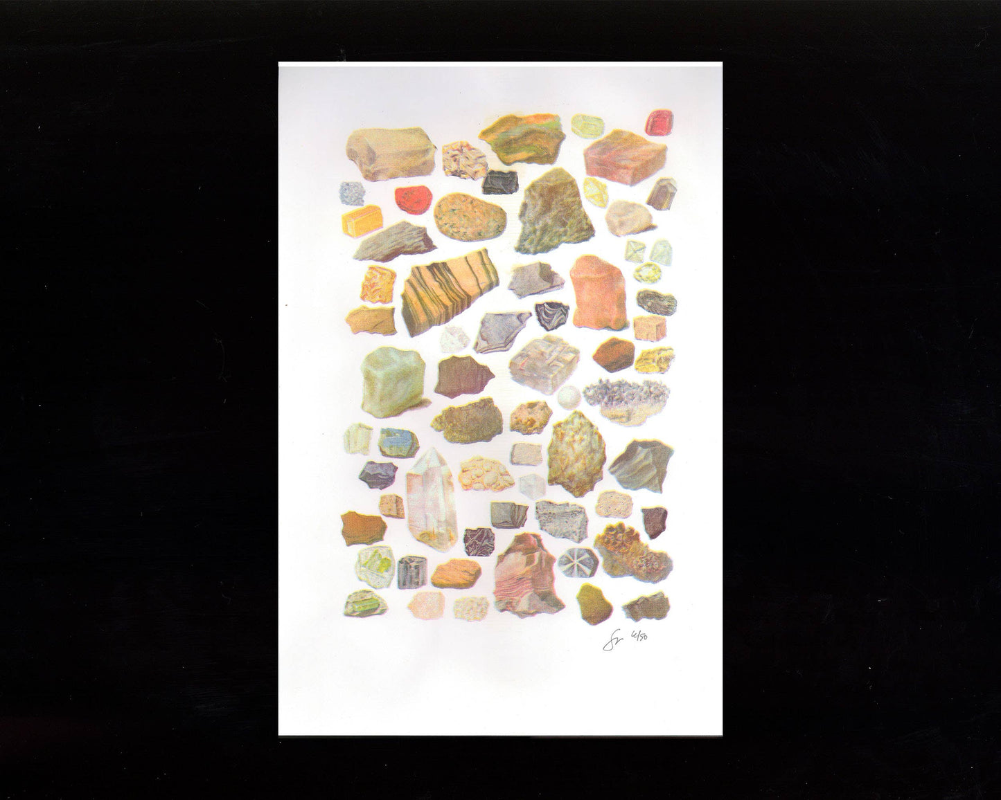 Rocks & Minerals Collection print