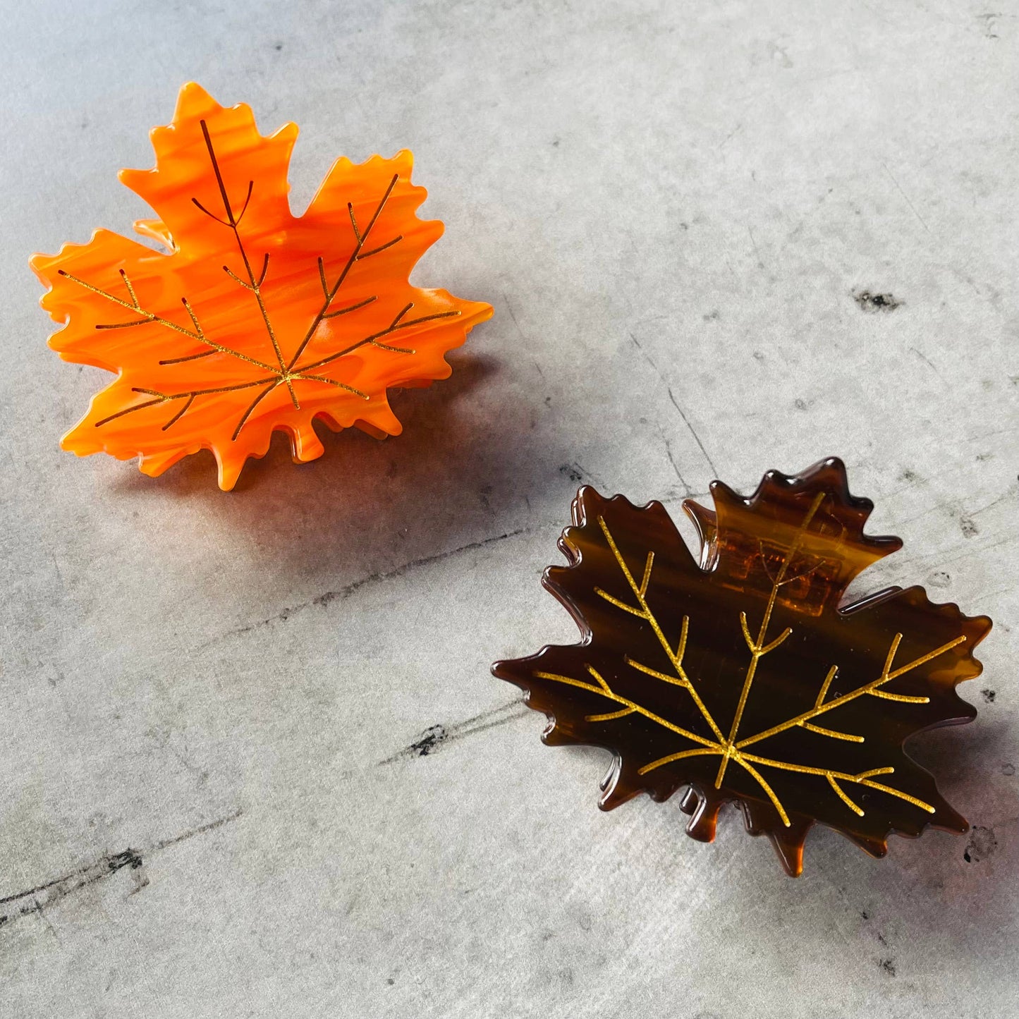 Maple Leaf Hair Claw