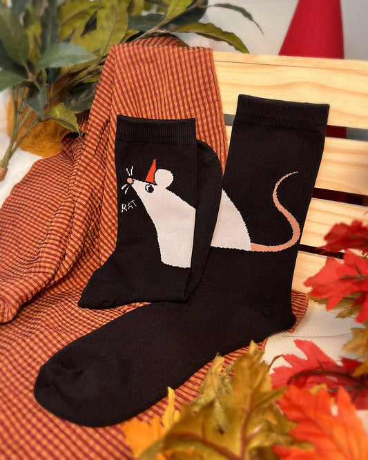 Rat with a Hat Socks