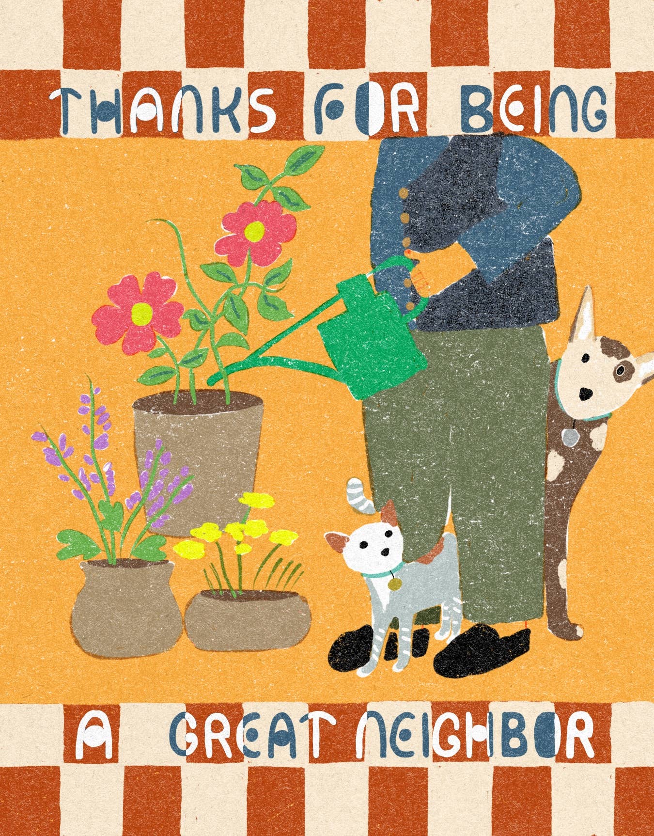 Great Neighbor card - Thank You card