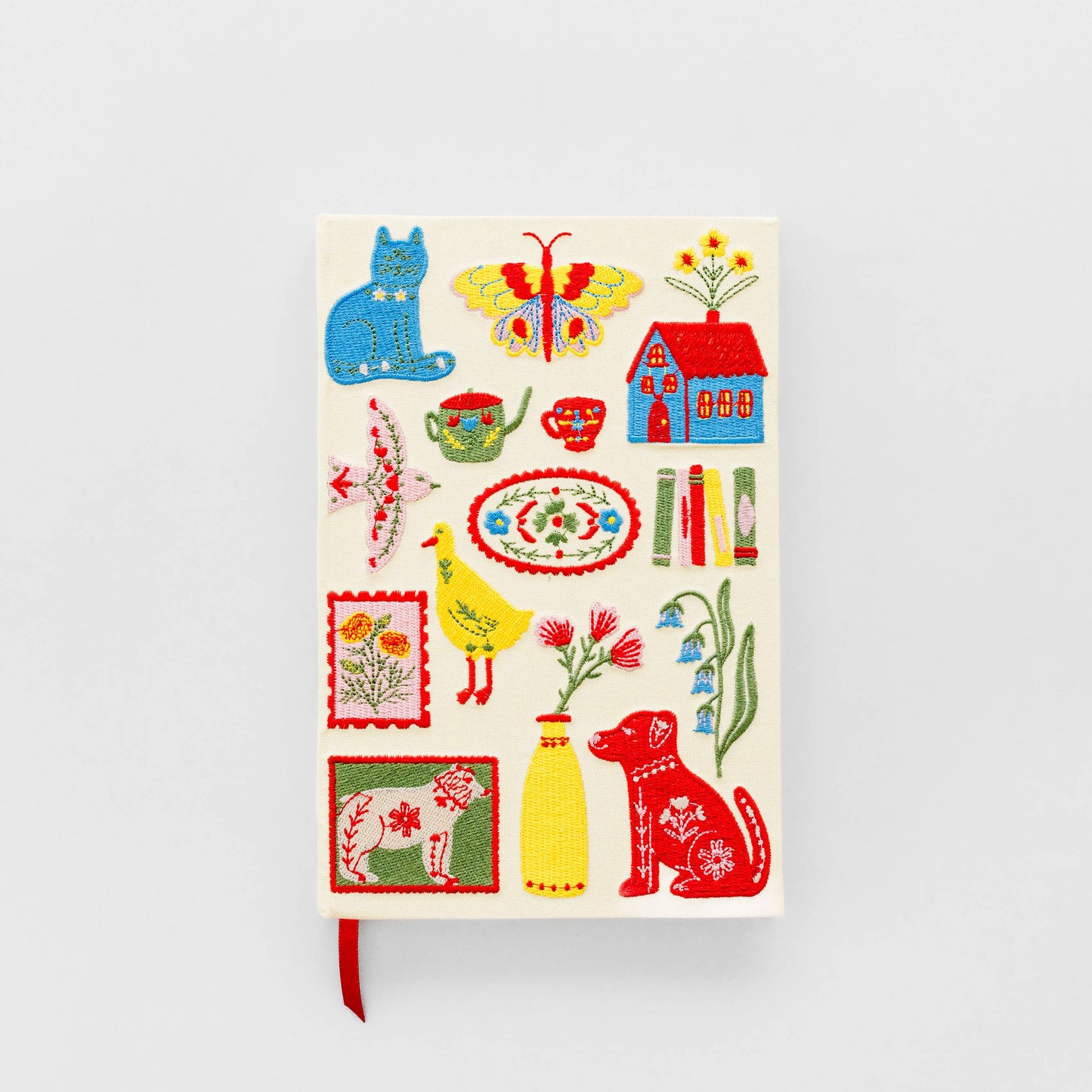 Scandinavian Icons Embroidered Journal