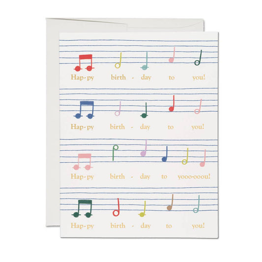 Birthday Song card
