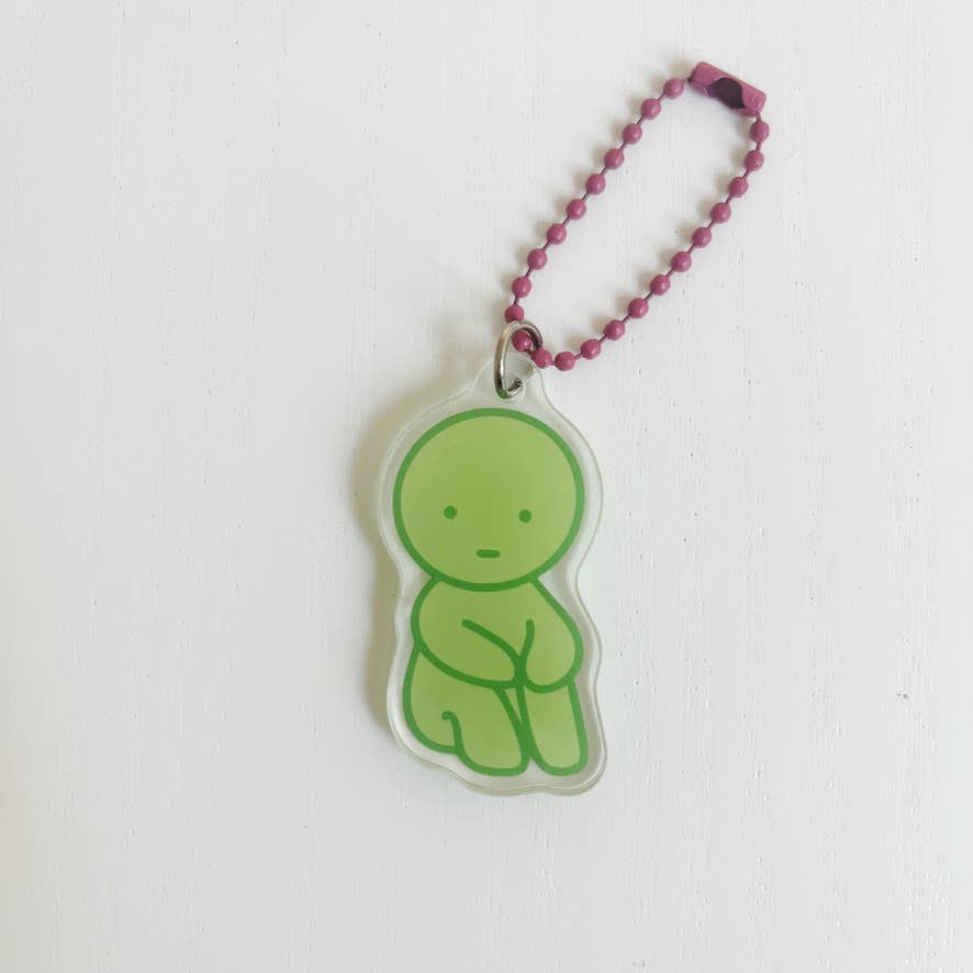 Green Guy Bag + Journal Charm