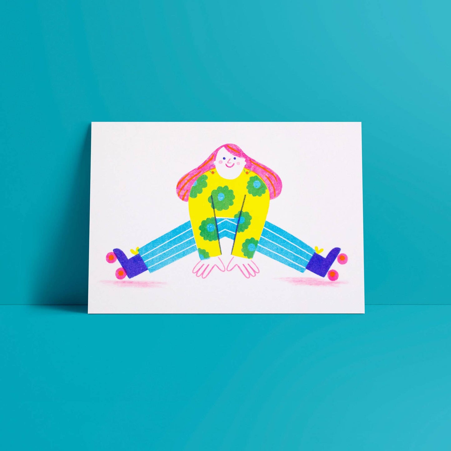 Carol the Roller Skater print