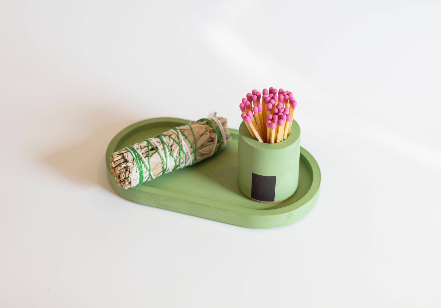 Matcha Cylinder Match Holder