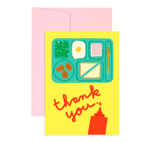 Cafeteria Thank You card