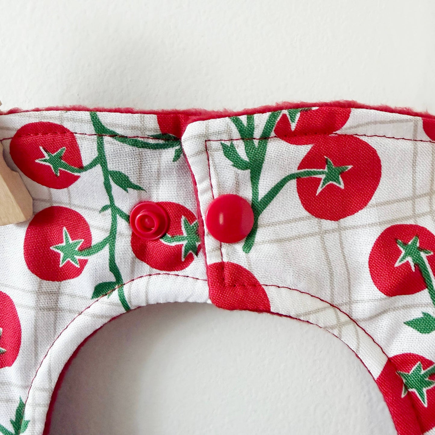Tomato Cotton Baby Bib