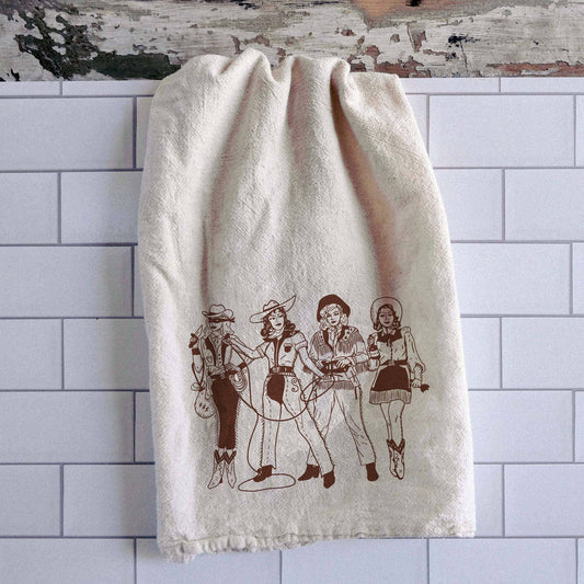 Lady Gang Tea Towel