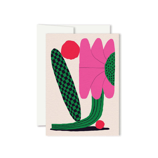 Flo Fuchsia Mini Card
