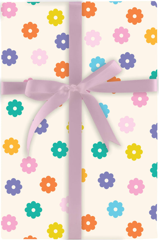 Floral Confetti Roll Wrap
