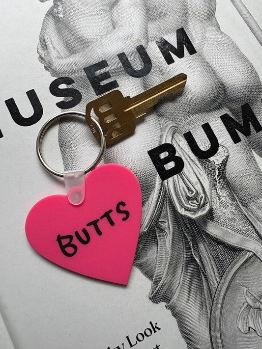 I Love Butts Keychain