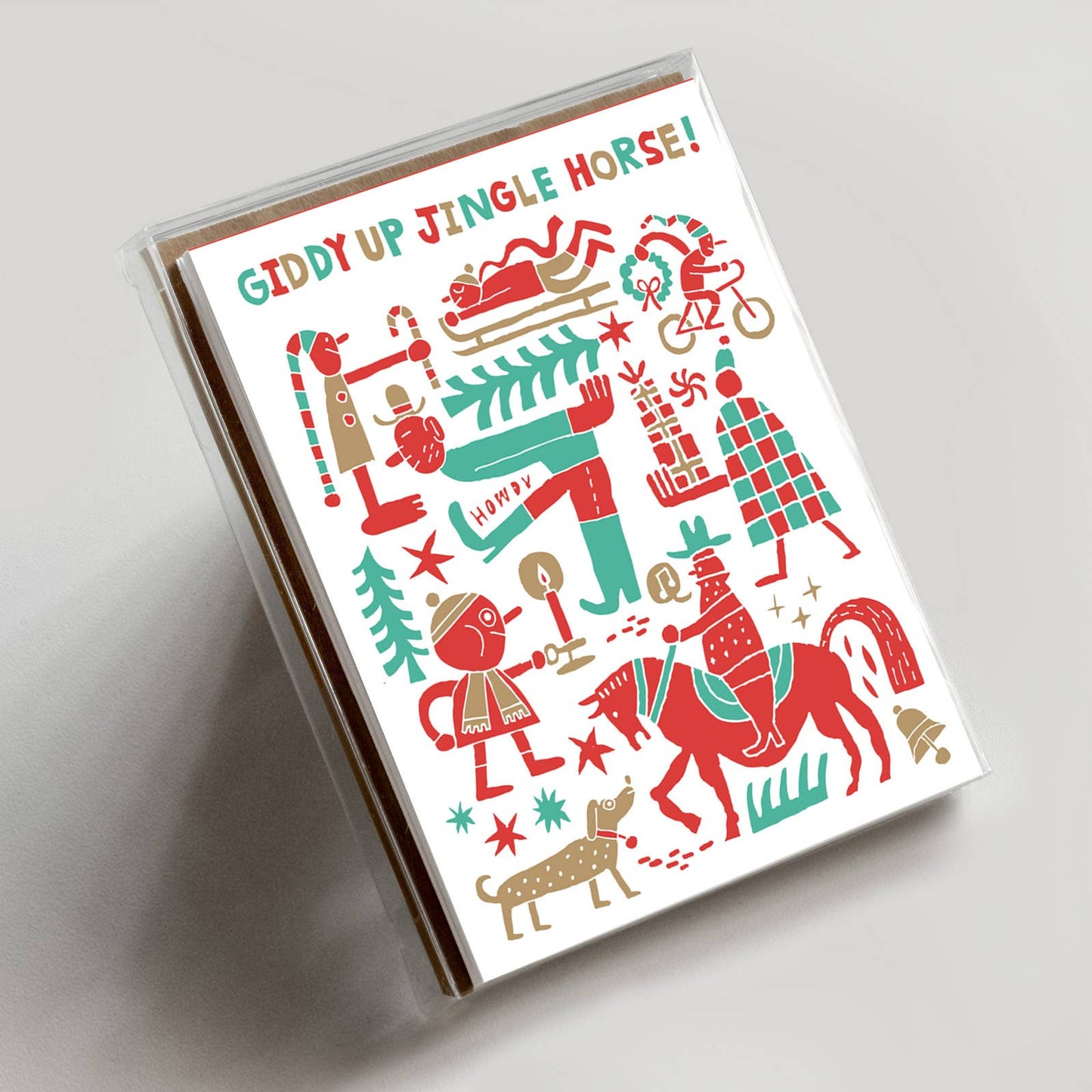 Giddy Up Jingle Horse! Boxed Cards