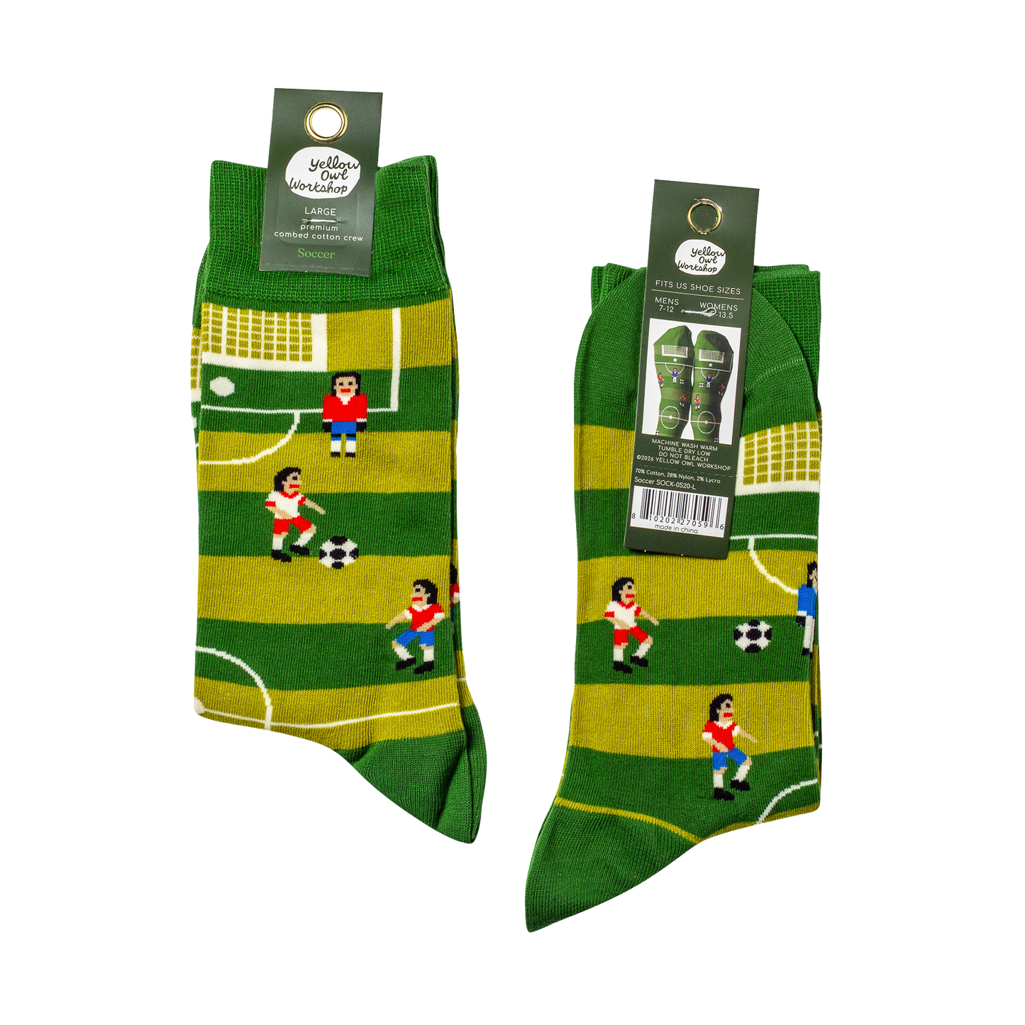 Soccer Large Crew Socks