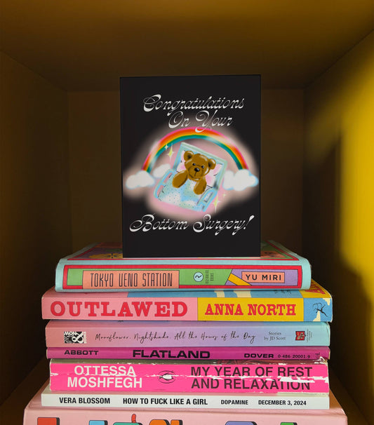 Teddy Bear Bottom Surgery card