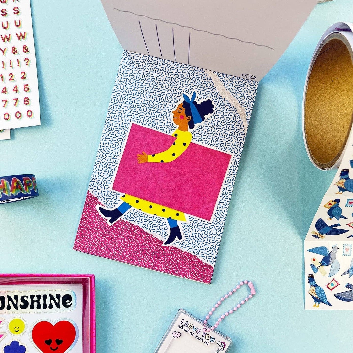 Special Delivery Sticker Postcard Book