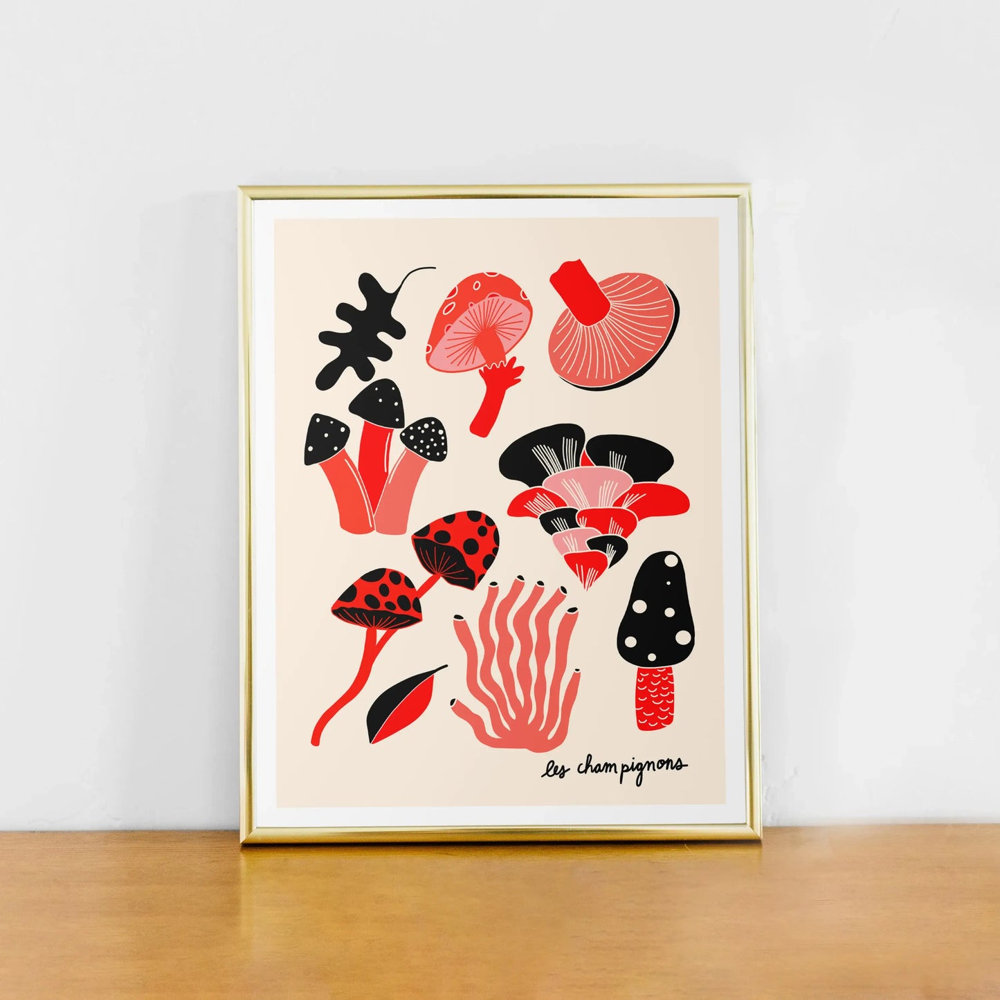 Mushrooms print